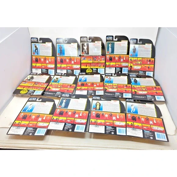 Lot of 14 - 1995 Star Wars The Power of the Force Red Card Action Figure Kenner - Picture 5 of 8